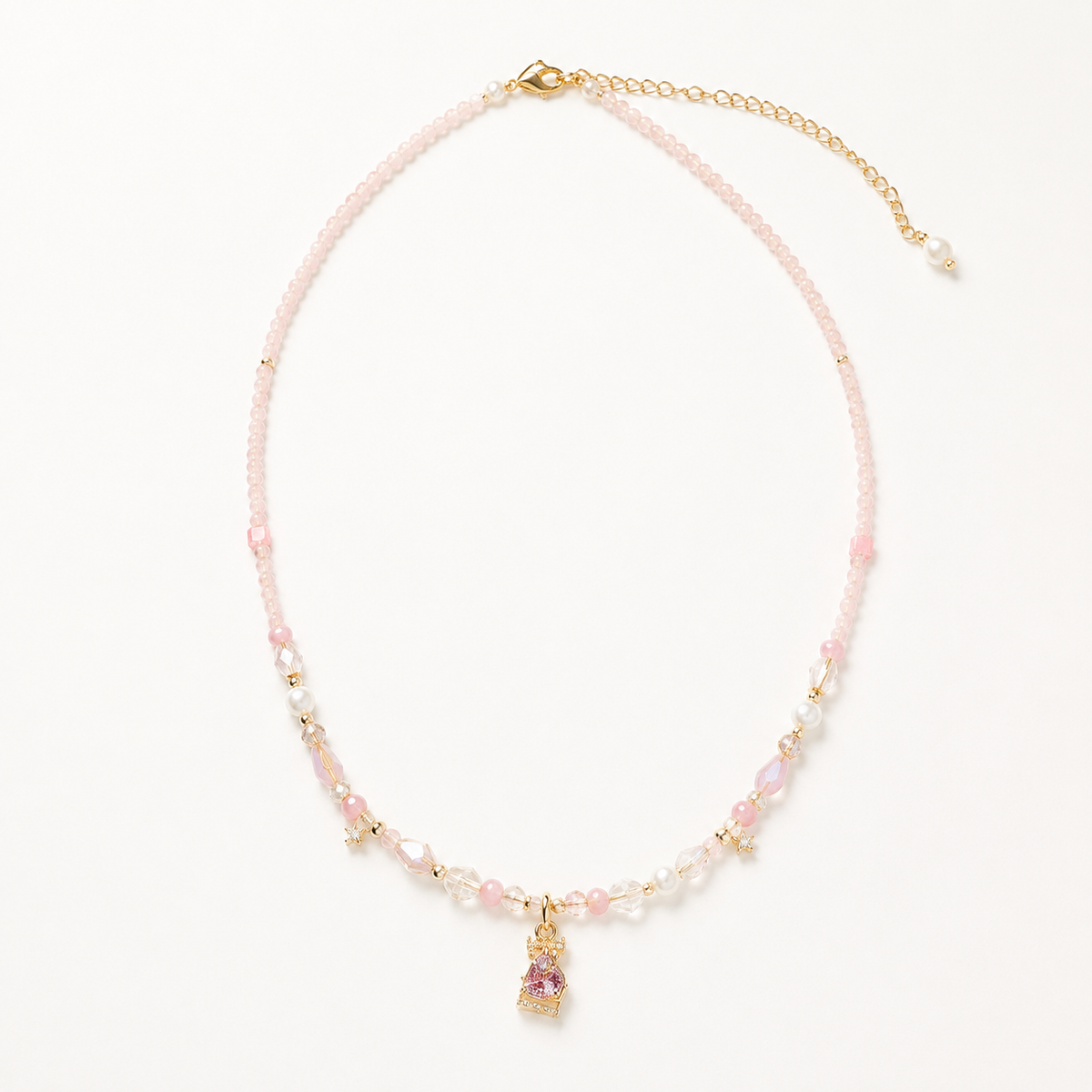 Blush Princess Charm Necklace