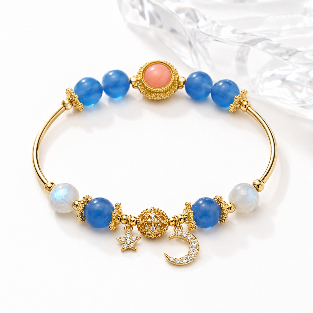 Celestial Blue Moon Bracelet