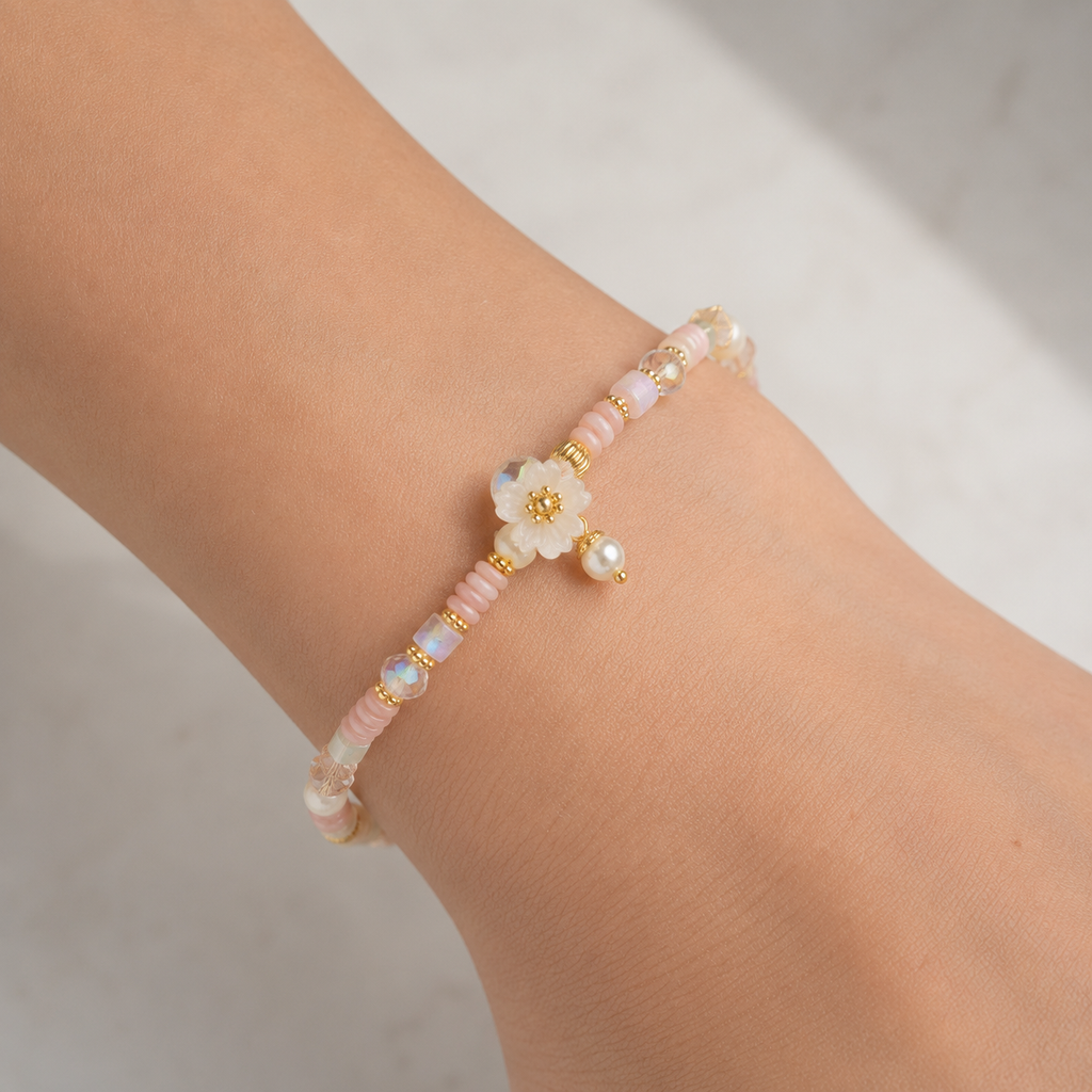 Blush Garden Pearl Necklace