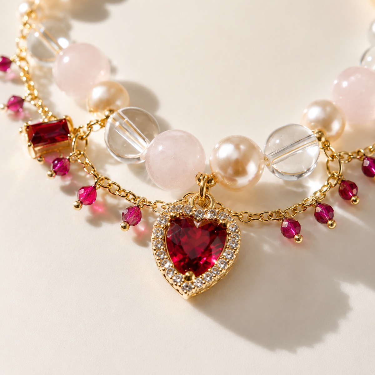 Golo Heart Crystal Bracelet