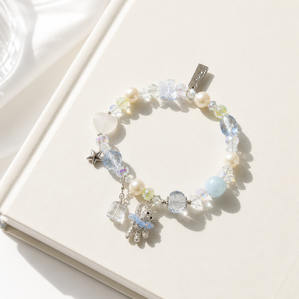 Blue Stardust Teddy Bracelet