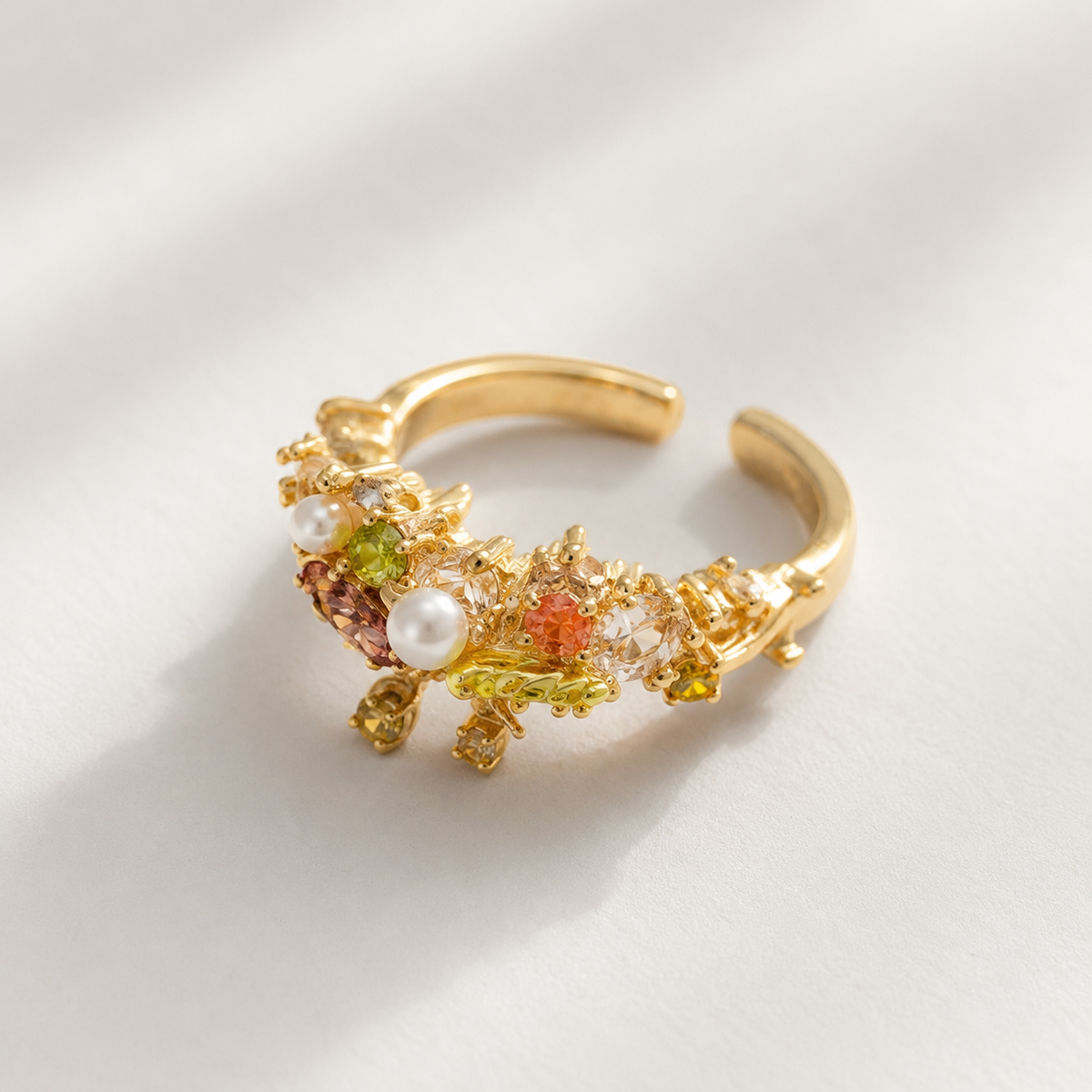 Enchanted Garden Pearl Ring - image 2