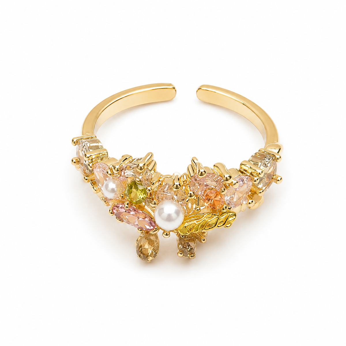 Enchanted Garden Pearl Ring - image 5