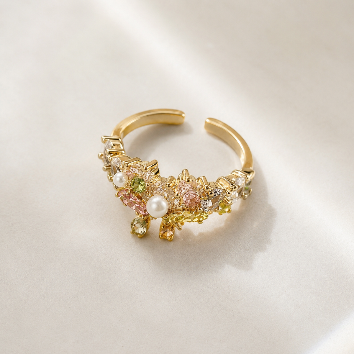 Enchanted Garden Pearl Ring - image 9