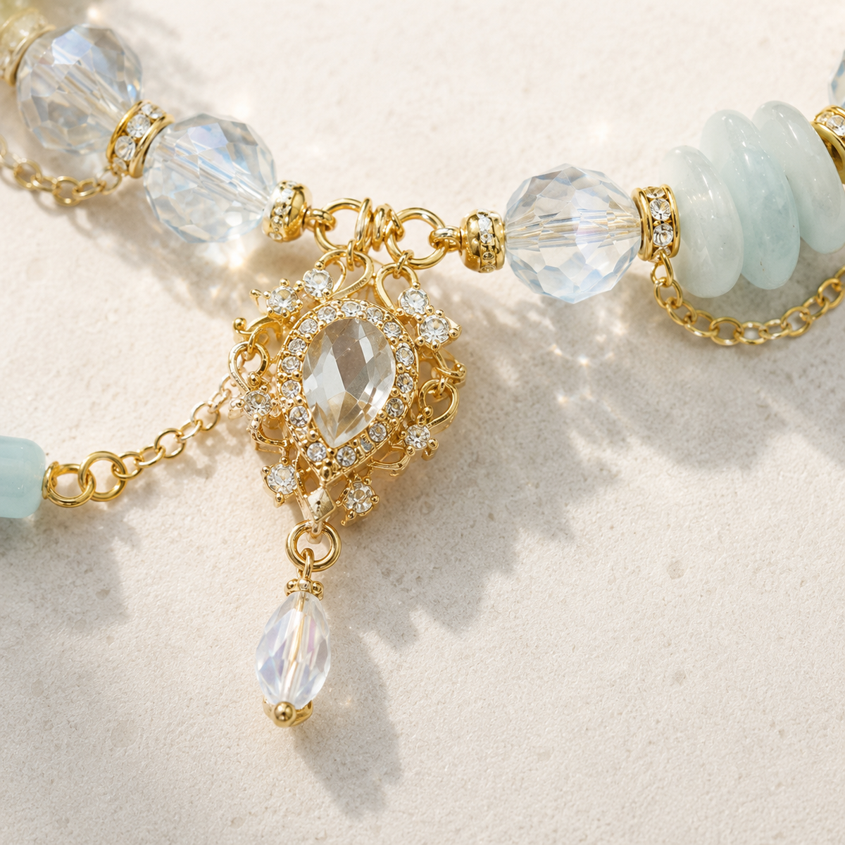 Aqua Reverie Charm Bracelet