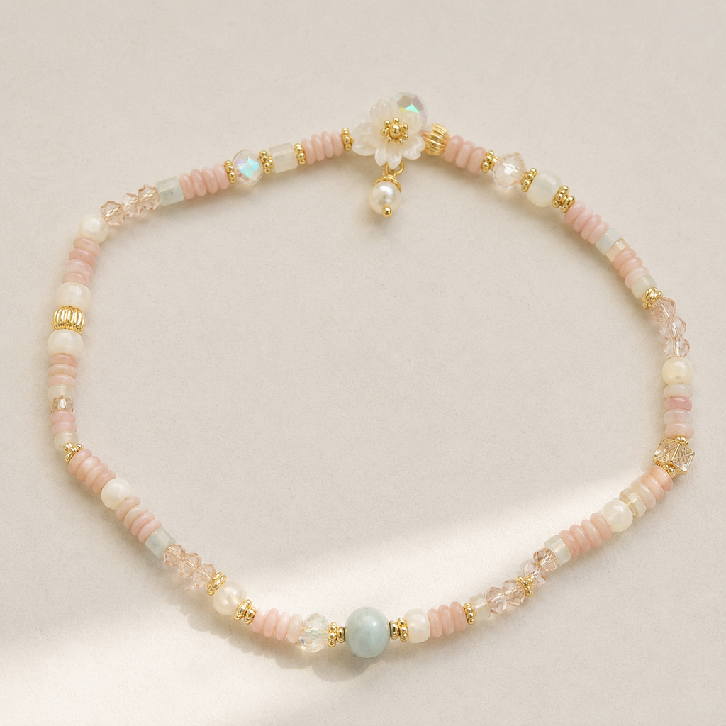 Blush Garden Pearl Necklace