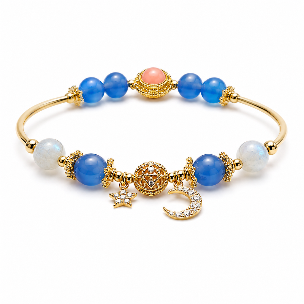 Celestial Blue Moon Bracelet
