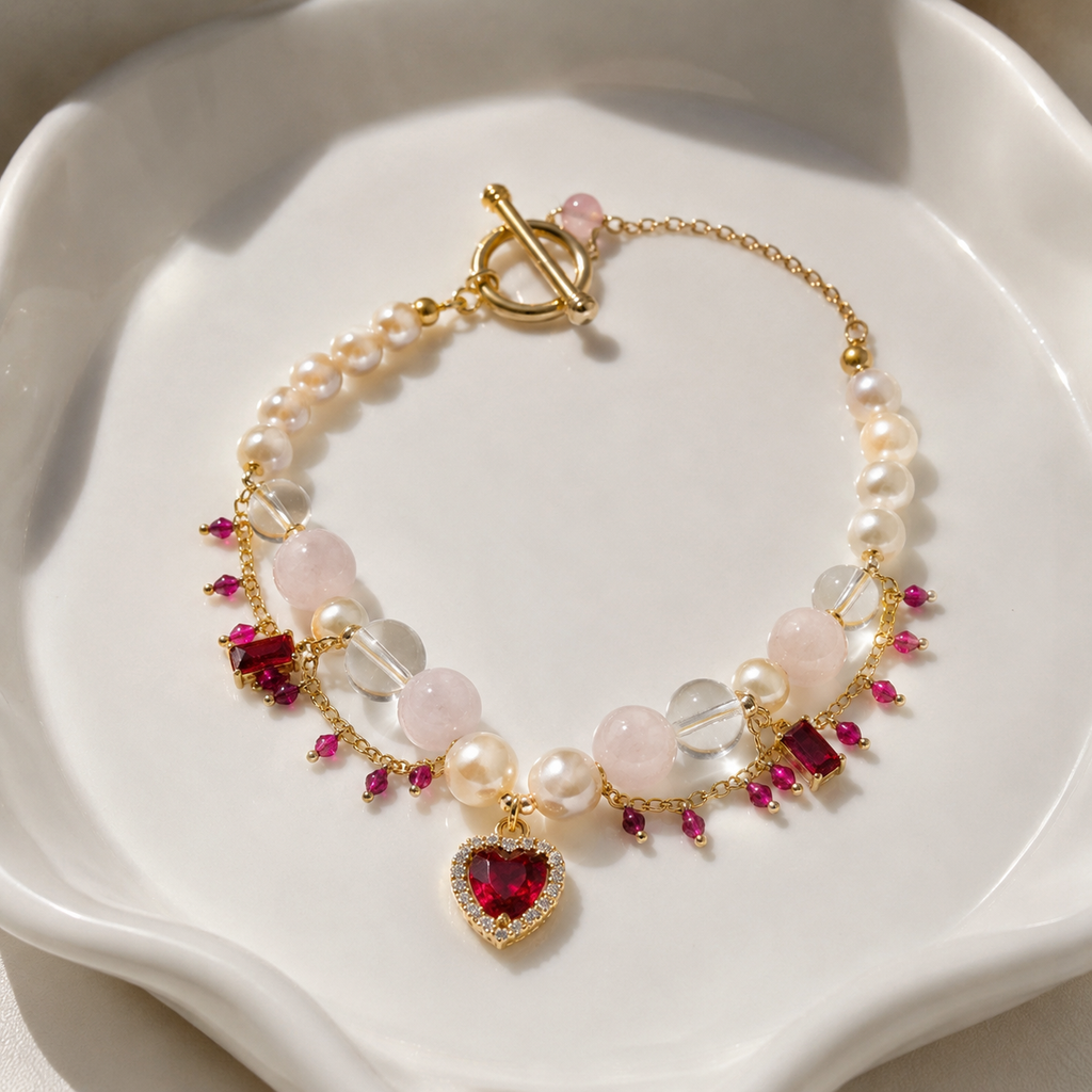 Golo Heart Crystal Bracelet