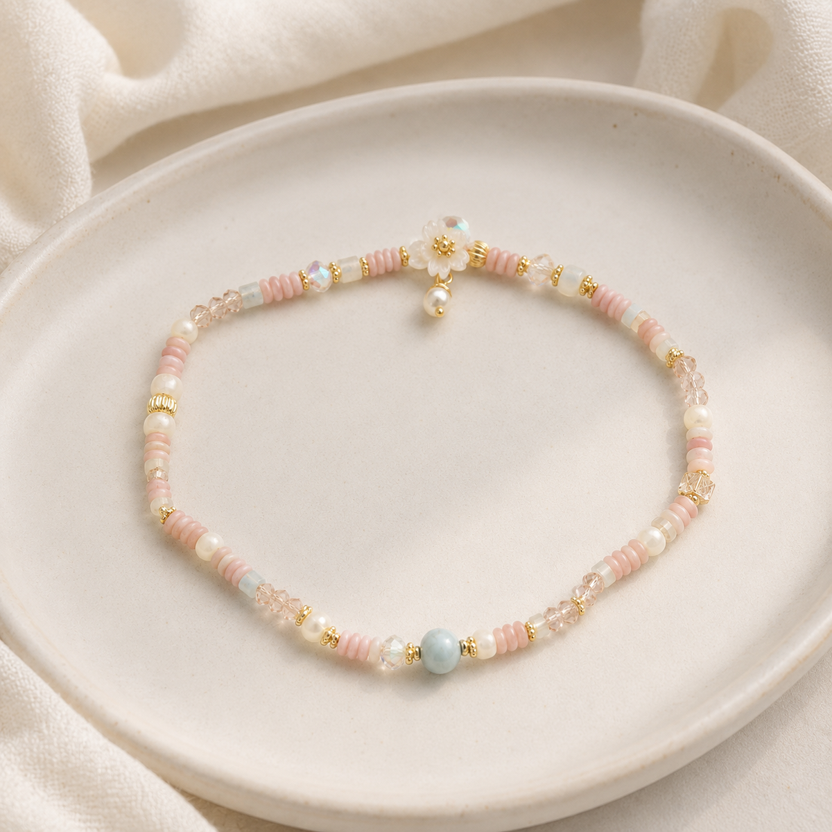 Blush Garden Pearl Necklace