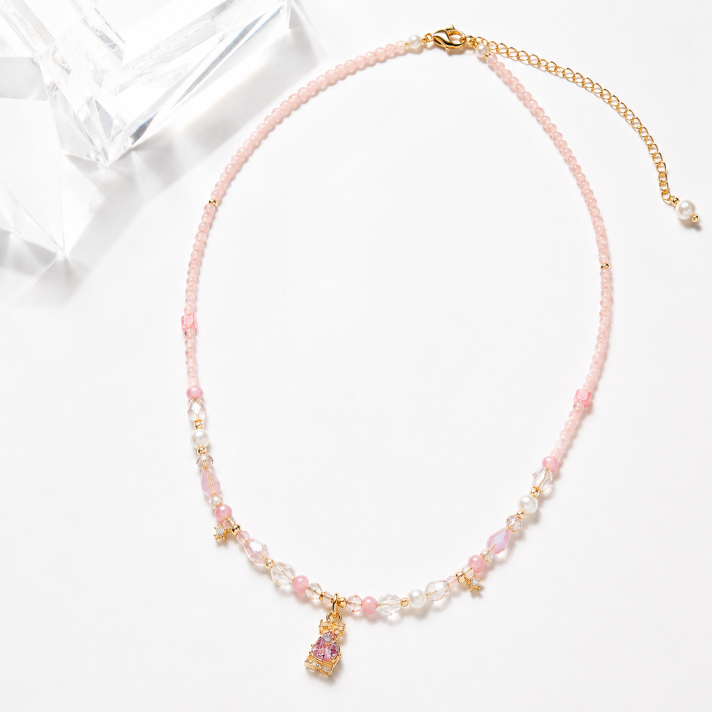 Blush Princess Charm Necklace
