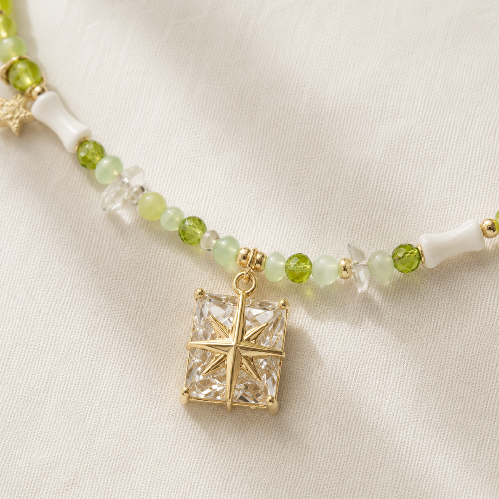 Lime Garden Gift Pendant Necklace