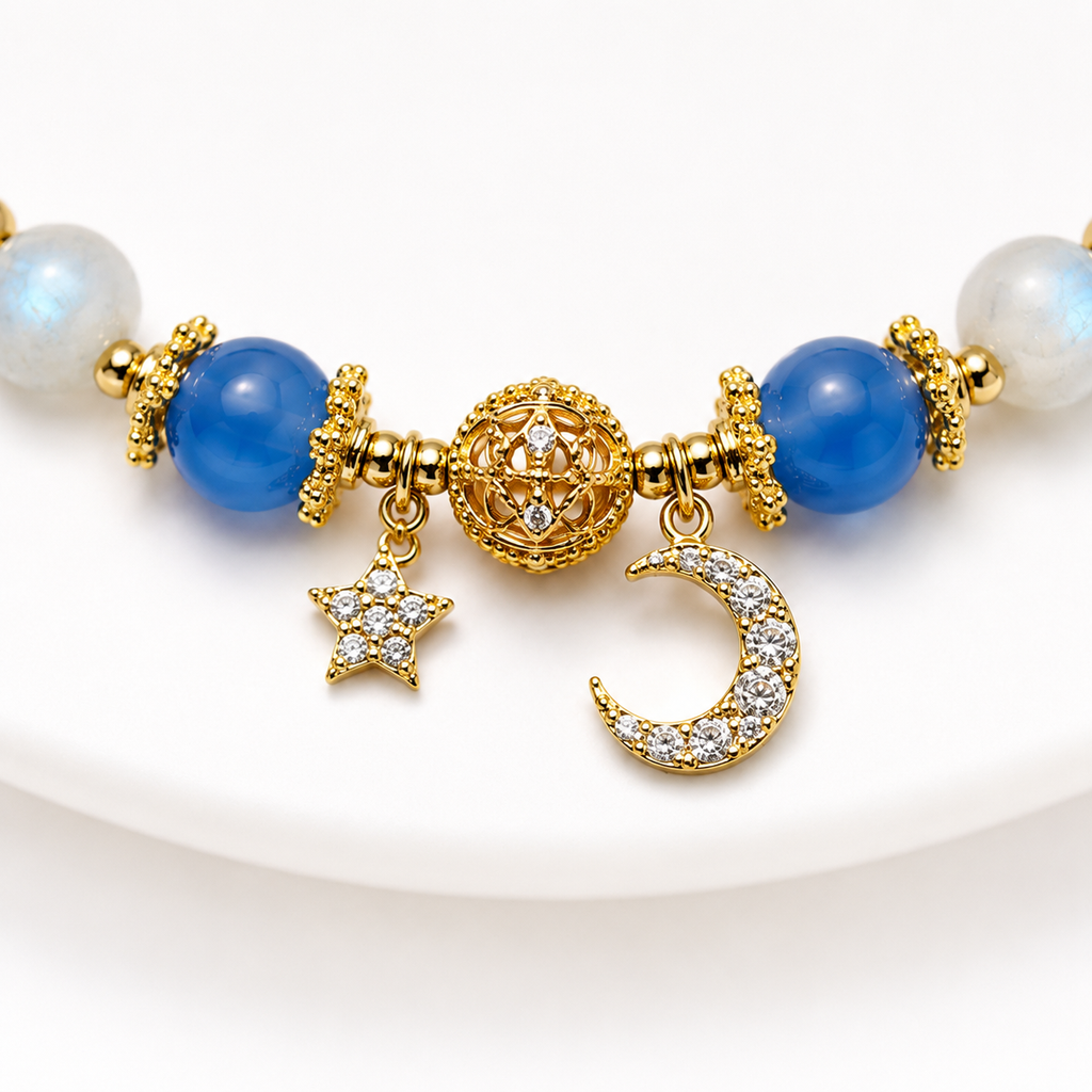 Celestial Blue Moon Bracelet