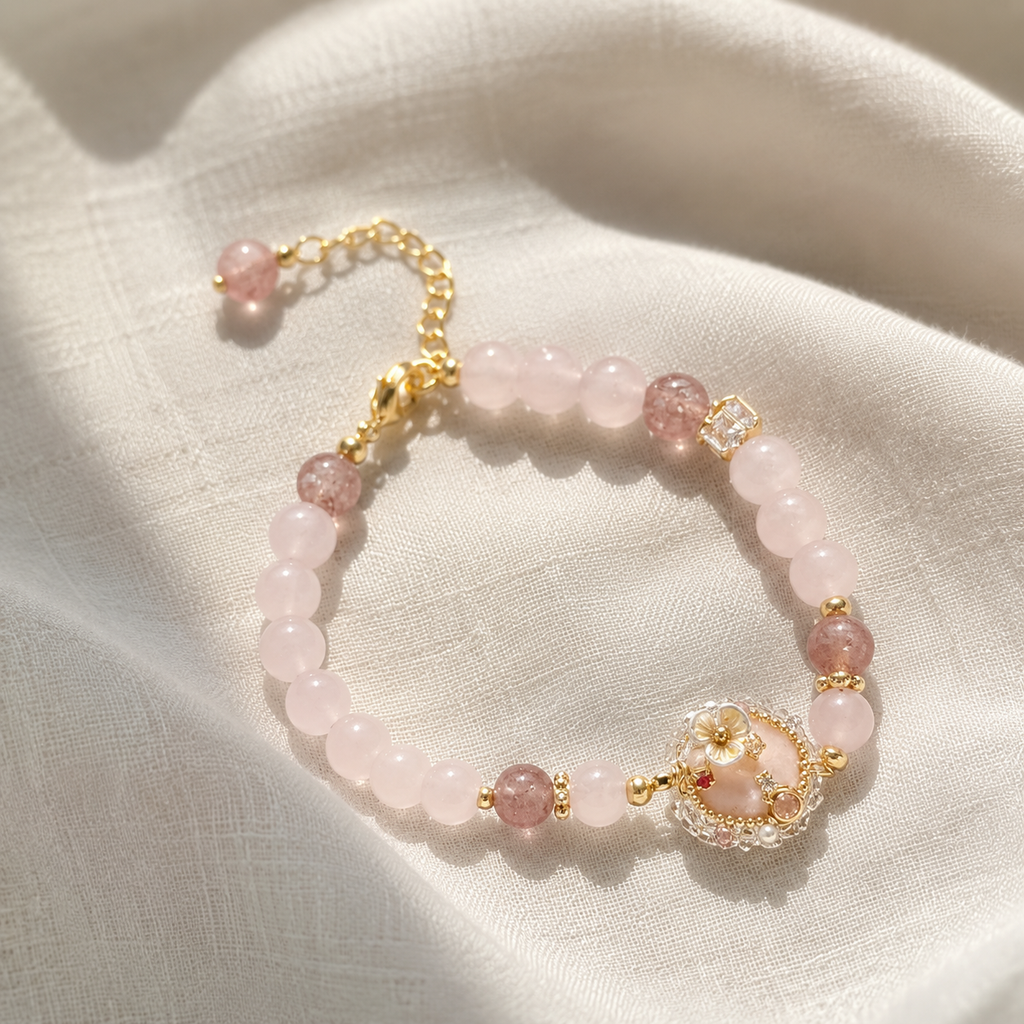 Blush Garden Charm Bracelet