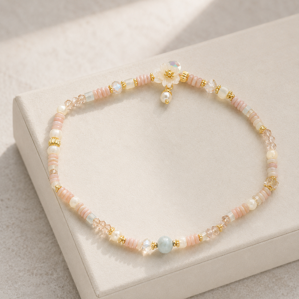 Blush Garden Pearl Necklace