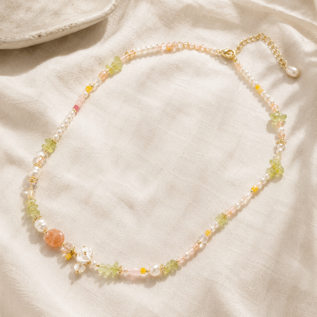 Spring Orchard Pearl Necklace