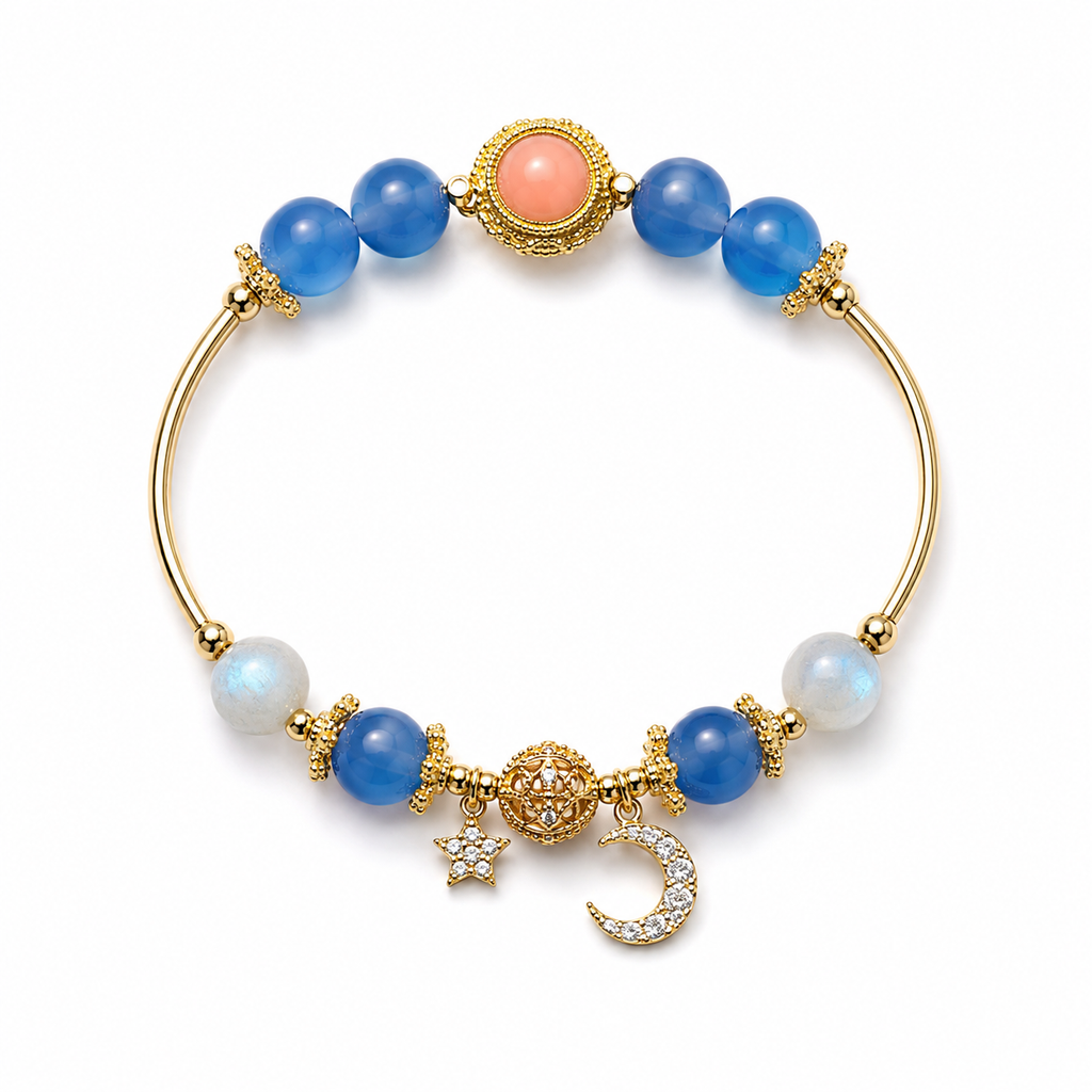 Celestial Blue Moon Bracelet