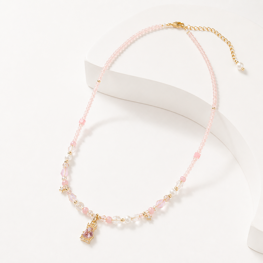 Blush Princess Charm Necklace