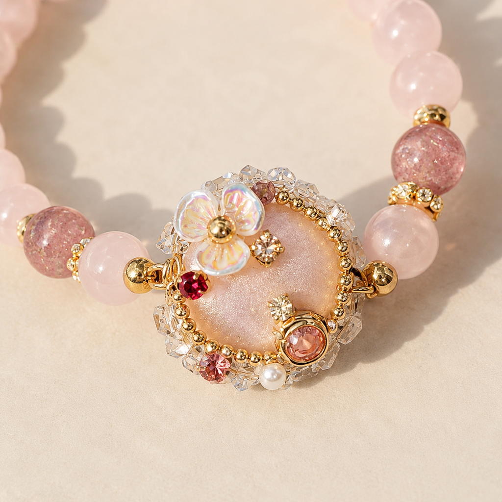 Blush Garden Charm Bracelet