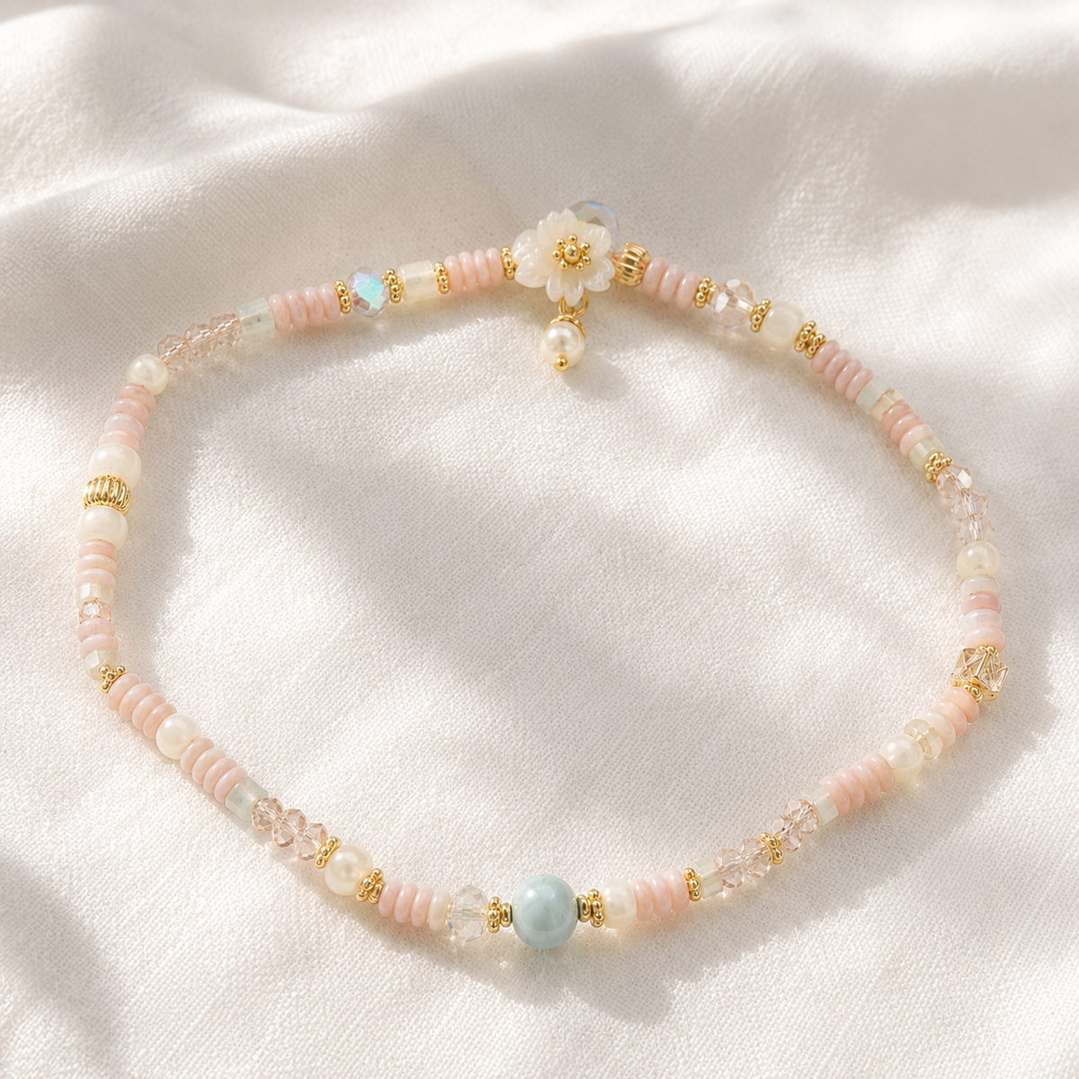 Blush Garden Pearl Necklace