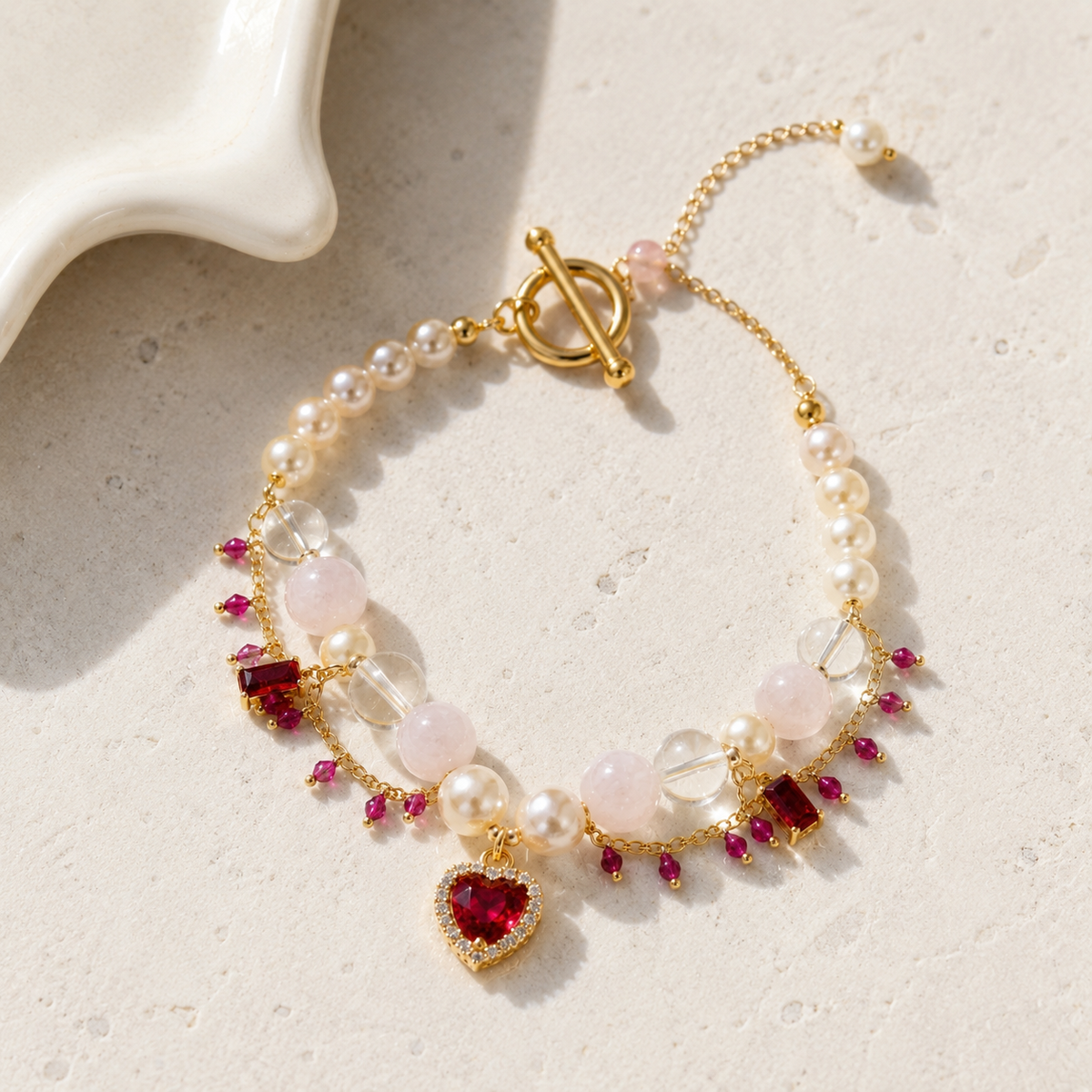 Golo Heart Crystal Bracelet