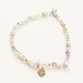Lavender Crown Pearl Necklace