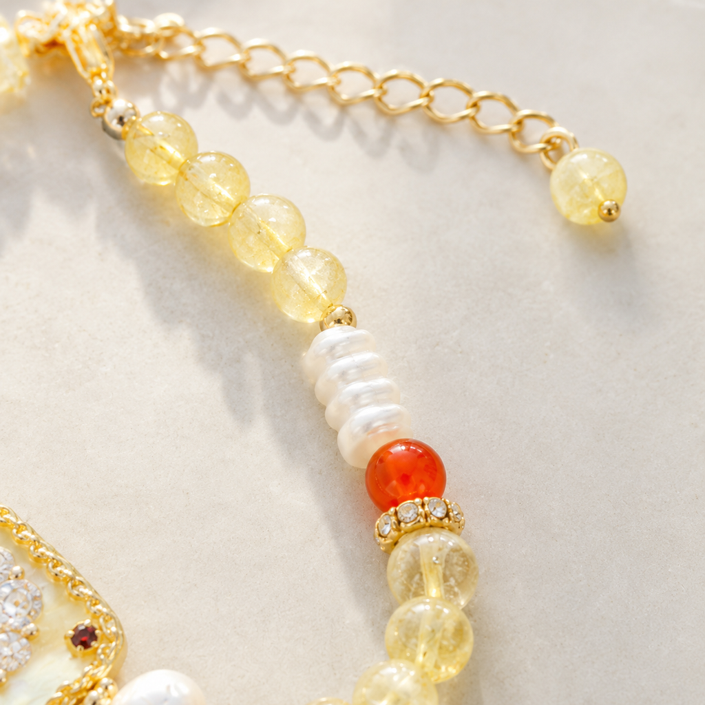 Golden Sunrise Charm Bracelet