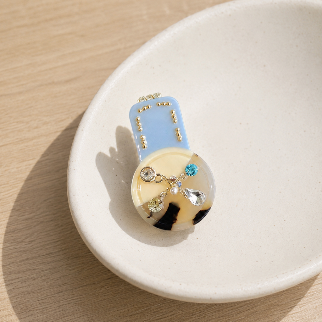 Ocean Starfish Pearl Hair Clip