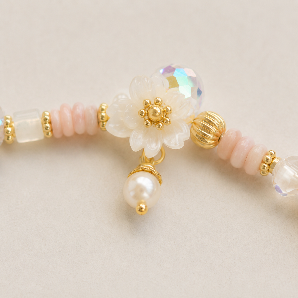 Blush Garden Pearl Necklace