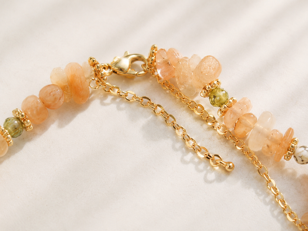 Apricot Blossom Charm Bracelet