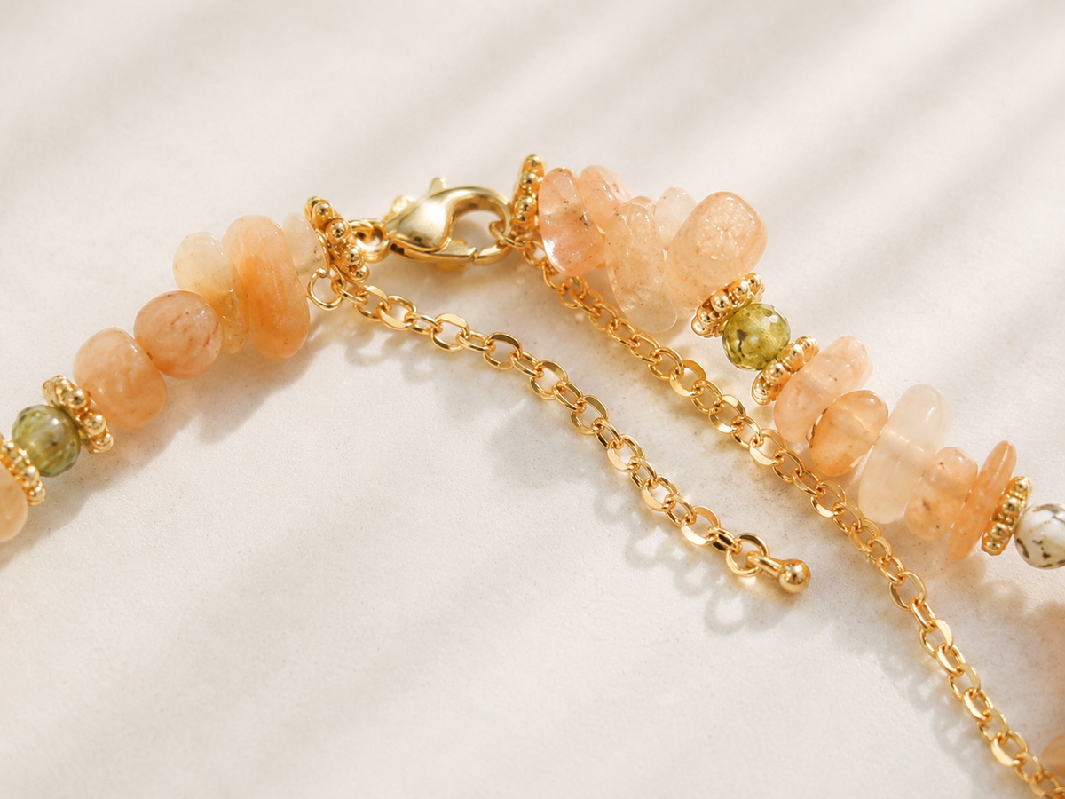 Apricot Blossom Charm Bracelet