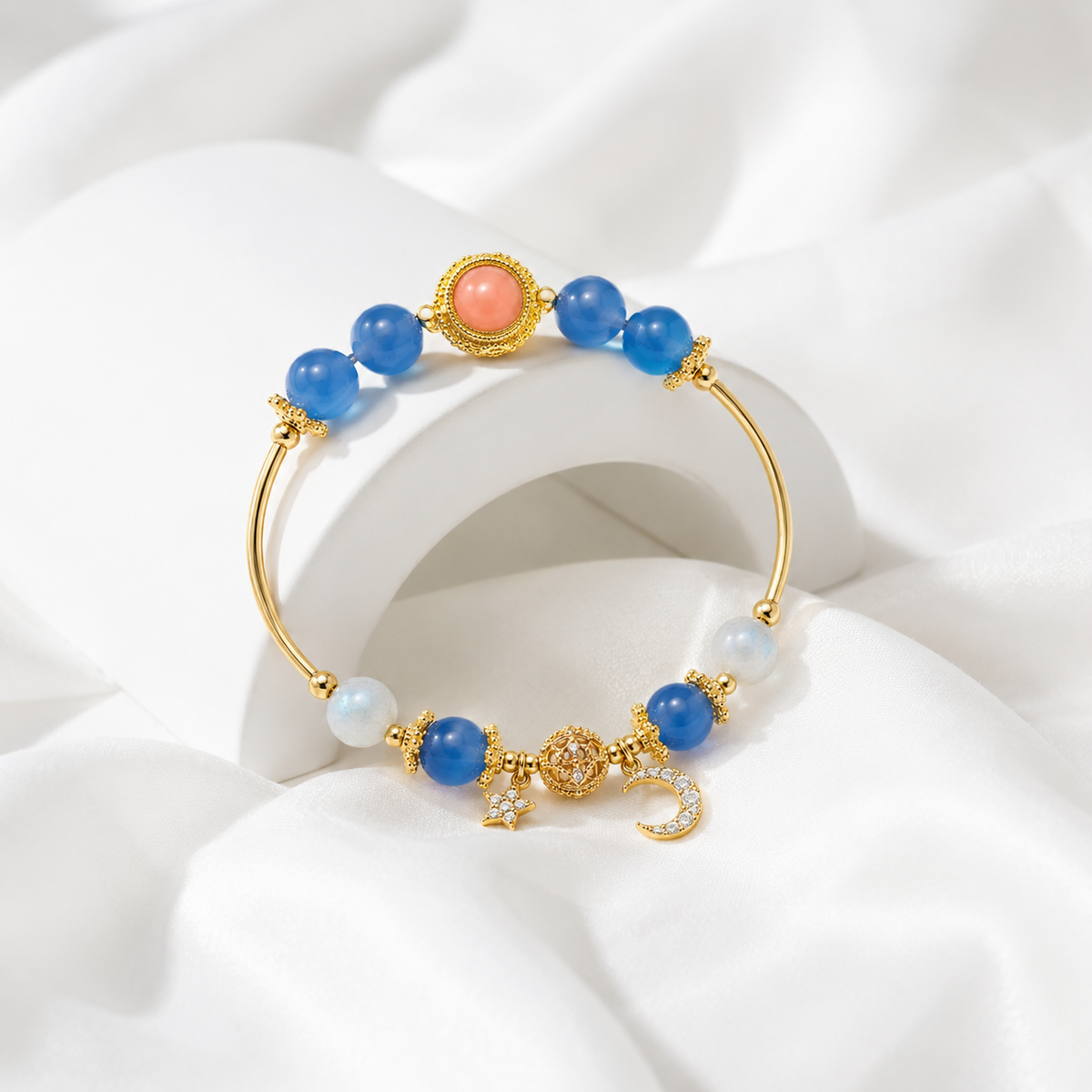 Celestial Blue Moon Bracelet