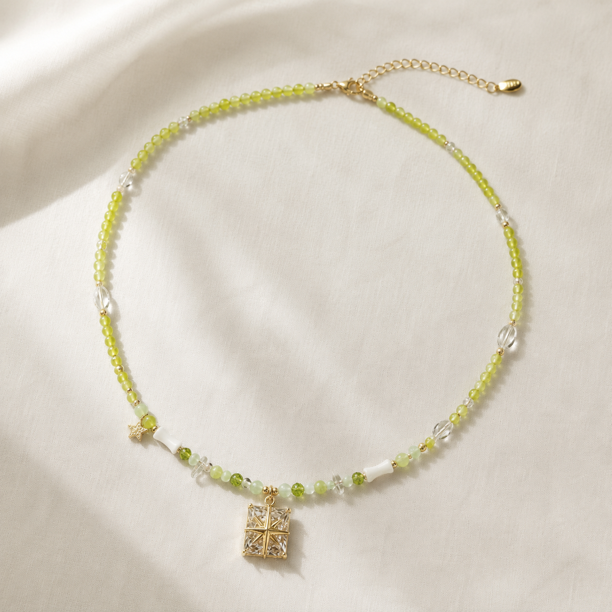 Lime Garden Gift Pendant Necklace