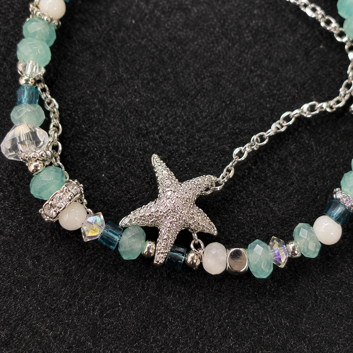 Seafoam Starfish Bracelet
