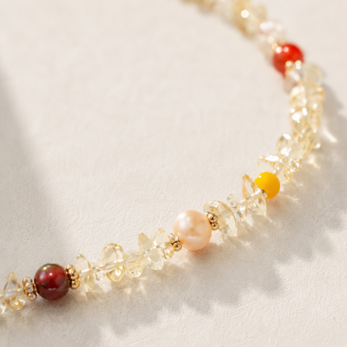 Honey Teddy Charm Necklace