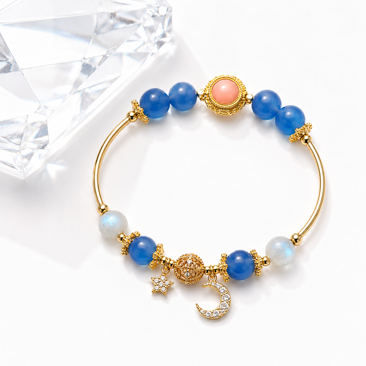 Celestial Blue Moon Bracelet