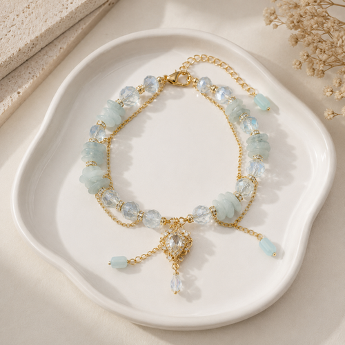 Aqua Reverie Charm Bracelet