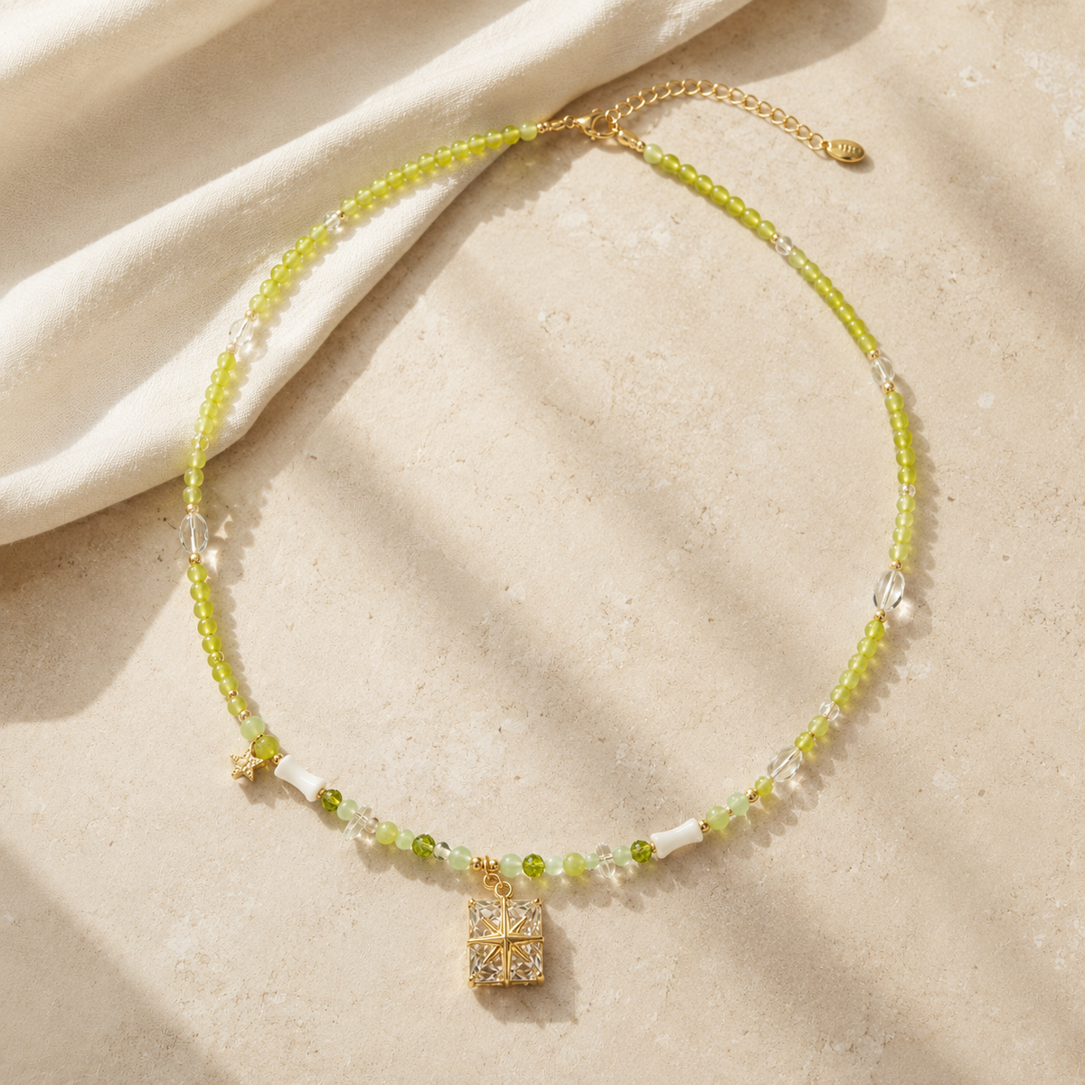Lime Garden Gift Pendant Necklace