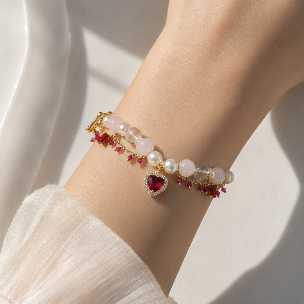 Golo Heart Crystal Bracelet