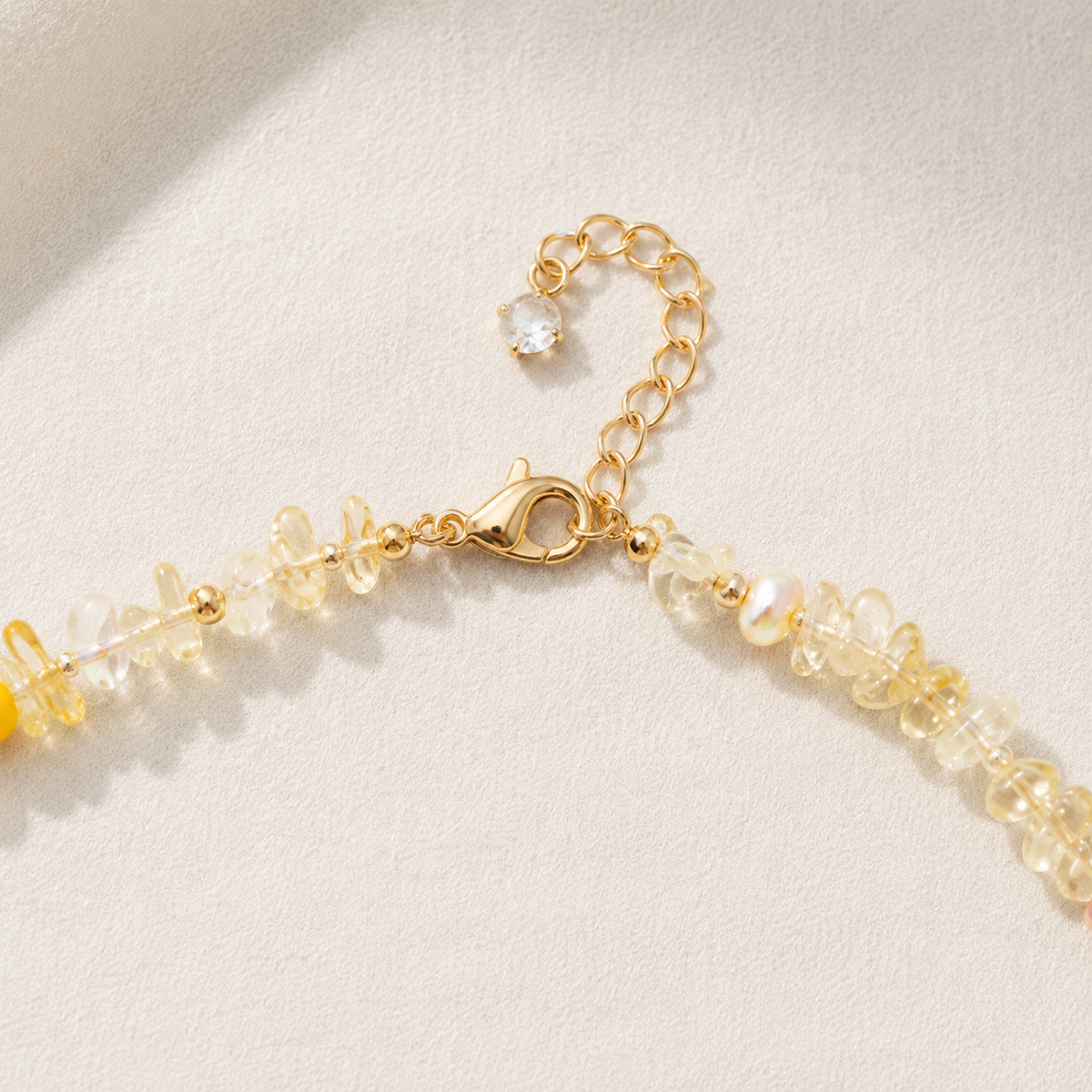 Honey Teddy Charm Necklace