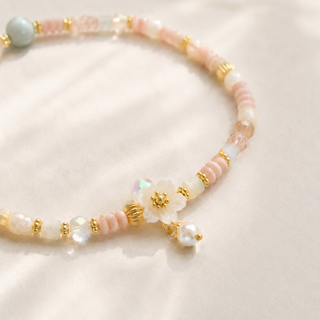 Blush Garden Pearl Necklace