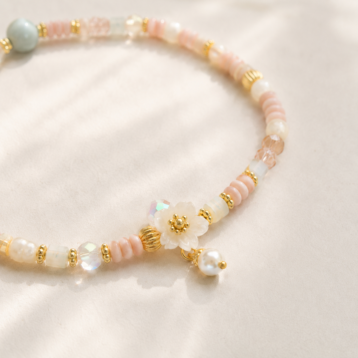 Blush Garden Pearl Necklace