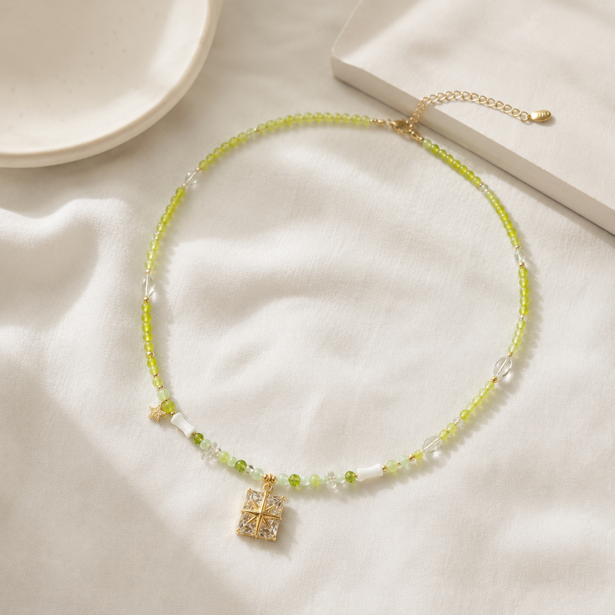Lime Garden Gift Pendant Necklace