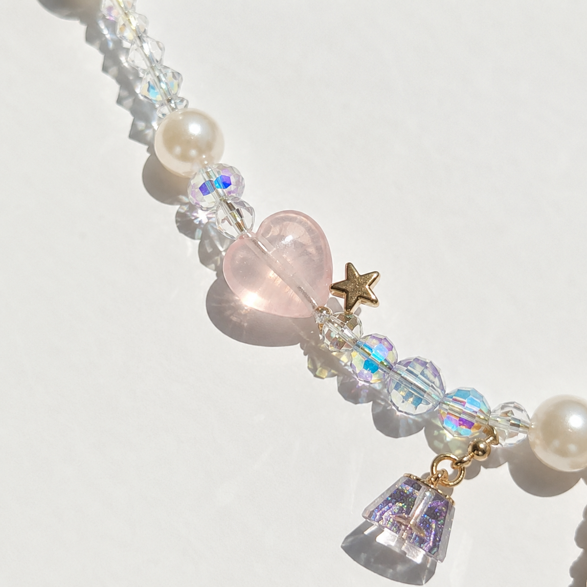 Starlight Teddy Crystal Necklace
