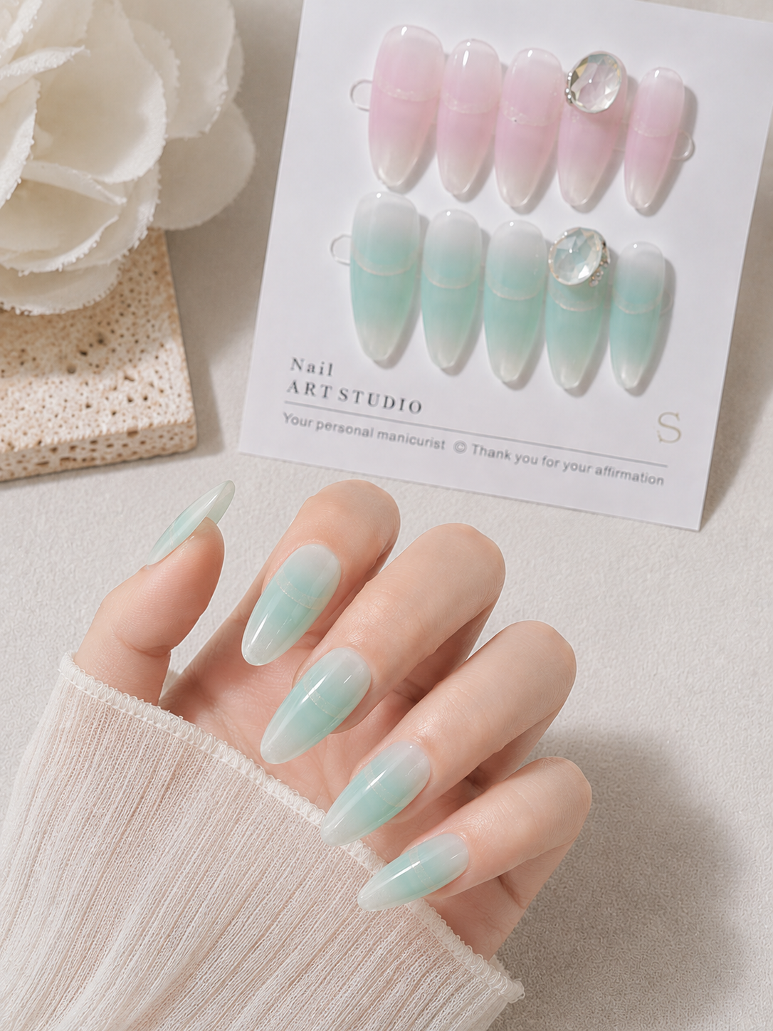 Mint Blush Crystal NO.20